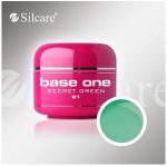 61 Secret Green base one żel kolorowy gel kolor SILCARE 5 g